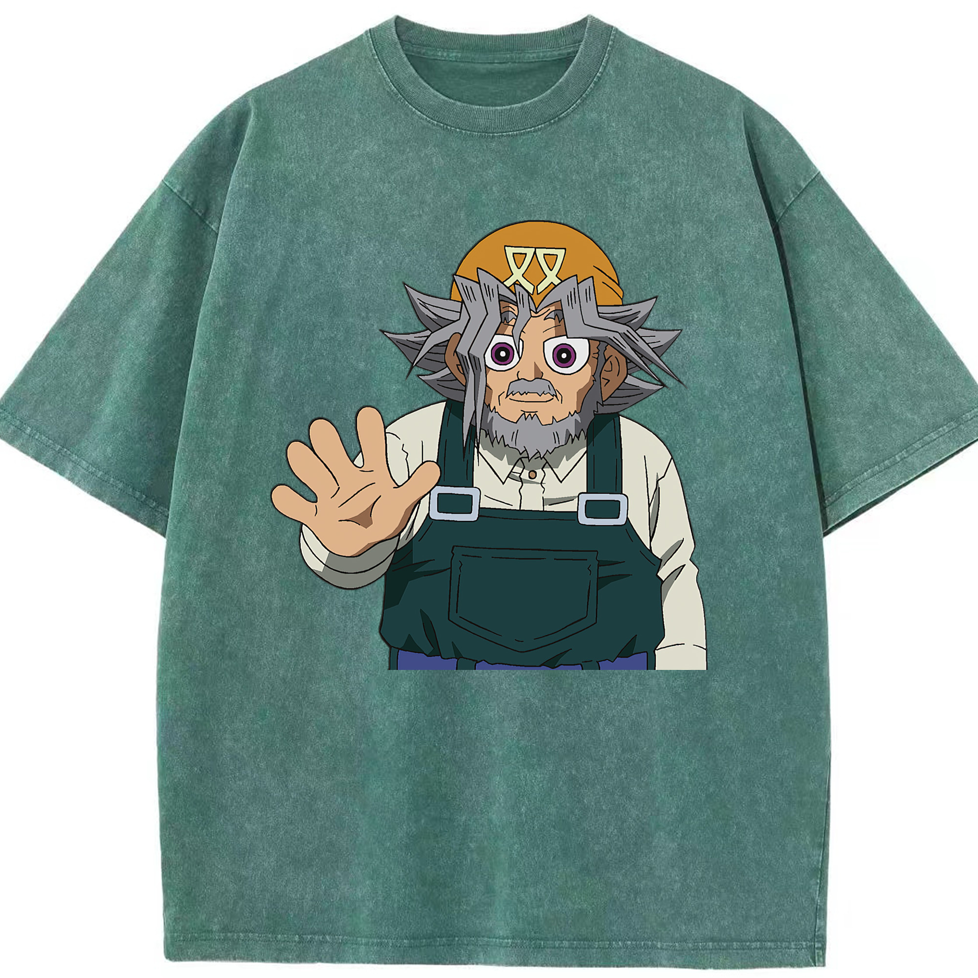 （画像用） 遊☆戯☆王 Yu-Gi-Oh! 綿100% ヴィンテージ風 半袖Tシャツ（フロントプリント）
